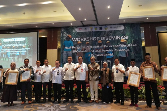 Lebih dari 2.200 Petani Sawit Swadaya Jambi Raih Sertifikasi Ganda RSPO dan ISPO, Buka Akses Pasar Minyak Sawit Global