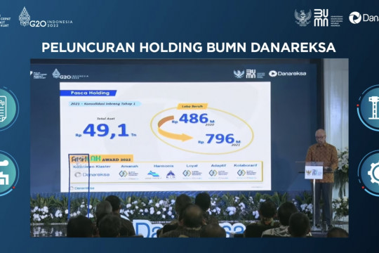 Resmi Dirilis, Holding BUMN Danareksa Punya Aset Rp49,1 Triliun