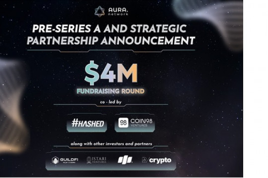 Aura Network Galang $4 M dalam Putaran Pendanaan Pra-Seri A yang Didominasi Hashed dan Coin98