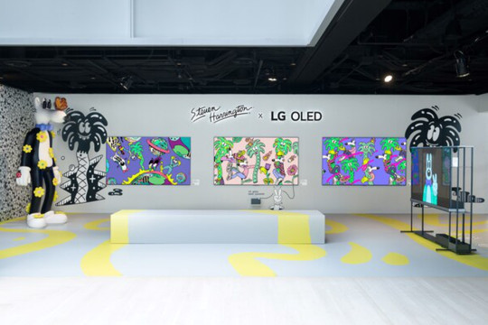 LG Oled X Steven Harrington At Frieze New York: Where Vibrant Pop Art Meets The Transparent Oled TV