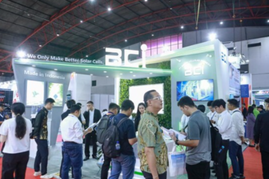 BCI debuts Solartech Indonesia 2025, Showcasing the Image of a Professional Solar cell Manufacturer