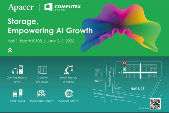 Apacer Showcases Edge AI Storage Power at COMPUTEX 2026