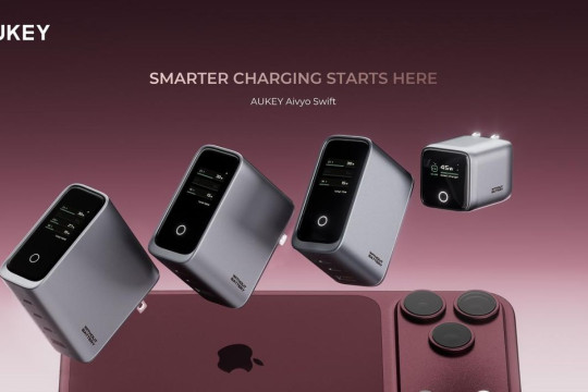 Sambut Kehadiran iPhone 18, AUKEY Perkenalkan Aivyo Swift, Lini Smart Wall Charger