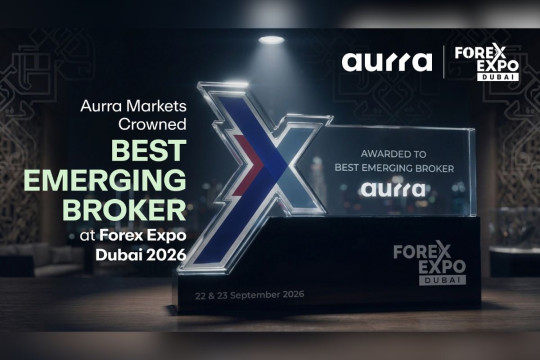 Aurra Markets Raih Gelar "Best Emerging Broker" di Ajang Forex Expo Dubai 2026