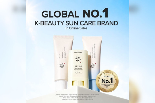 Beauty of Joseon Dinobatkan sebagai "Global No.1 K-Beauty Suncare Brand in Online Sales" oleh Euromonitor International