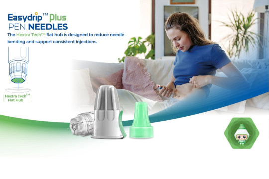 Debut Produk "Pen Needles"Sandstone Easydrip™ Plus di Turkiye-Hub Heksagonal, Wujudkan Kenyamanan & Stabilitas Insulin