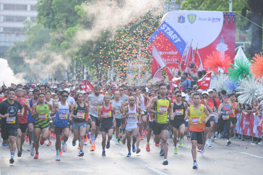 Ribuan pelari sukseskan BTN Jakarta Run 2023