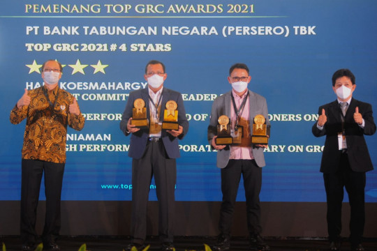 BTN Raih 4 Penghargaan Dalam Ajang Top GRC Award