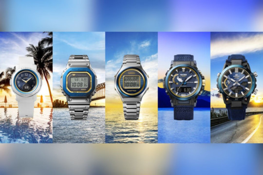 Casio Rayakan Hari Jadi Merek Jam Tangannya yang Ke-50, Terinspirasi dari Konsep Desain Baru "Sky and Sea"