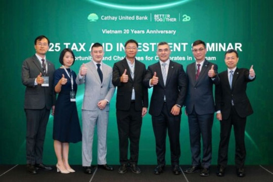 Cathay United Bank Gelar Seminar Perpajakan dan Investasi di Vietnam, Bahas Dampak dari Perubahan Tarif dan Rantai Pasok