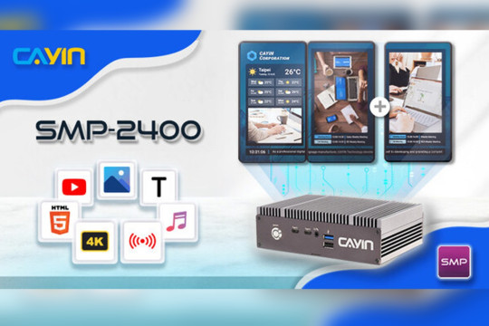 CAYIN Technology Unveils SMP-2400: Elevating Digital Signage to New Heights