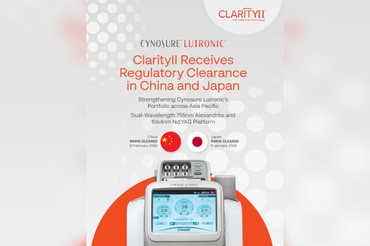 Cynosure Lutronic Perkuat Posisi di Asia Pasifik - Kawasan Perangkat Estetika Medis dengan Pertumbuhan Tercepat di Dunia