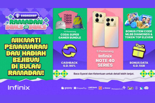 Rayakan Ramadan bersama Codashop Indonesia dengan berbagai Promo Menarik dan Hadiah Berlimpah