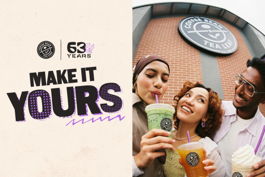 The Coffee Bean & Tea Leaf® Celebrates 63 Years with Make It Yours