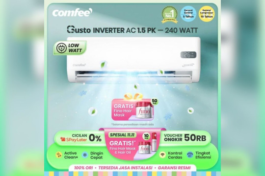 Comfee Hadirkan Kenyamanan Cerdas ke Rumah-Rumah Indonesia dengan Penawaran Menarik di Double 11!
