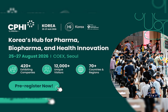 CPHI/ Hi Korea 2026 Opens Pre-Registration: Korea's Hub for Pharma, Biopharma, and Health Innovation