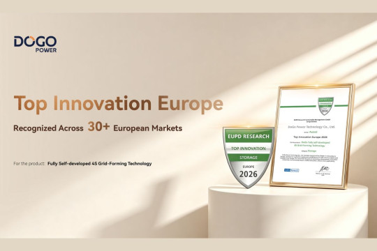 DoGo Power Raih Top Innovation Award 2026 dari EUPD Research di Eropa