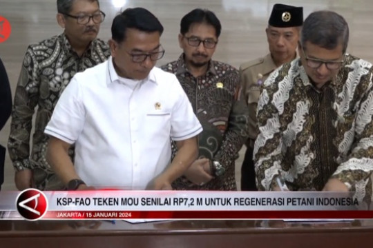 KSP-FAO Teken MOU Senilai RP7,2 M Untuk Regenerasi Petani Indonesia