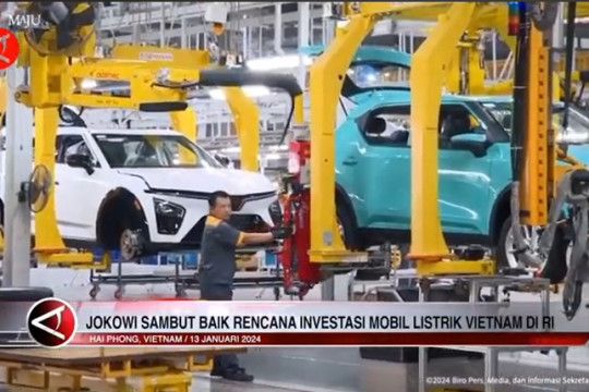 JOKOWI Sambut Baik Rencana Investasi Mobil Listrik Vietnam di Indonesia