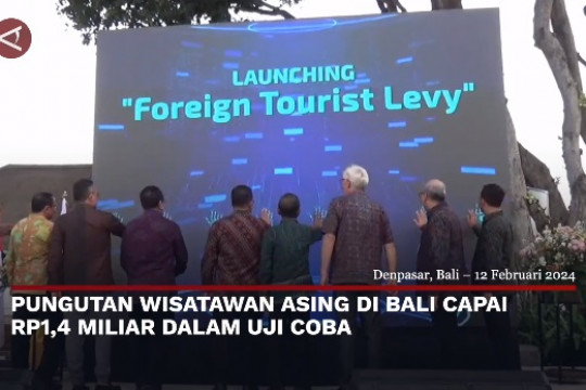 Pungutan Wisatawan Asing di Bali Capai RP1,4 Miliar Dalam Uji Coba