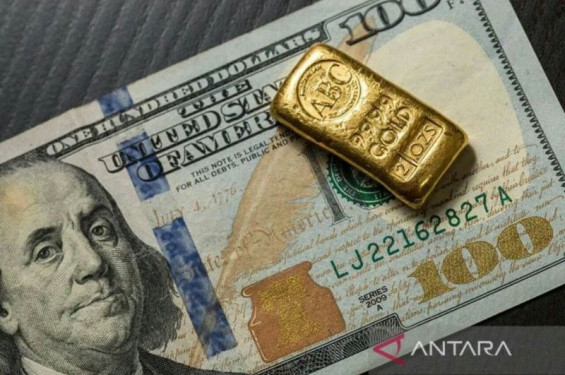 Harga emas Antam, UBS, dan Galeri24 di Pegadaian merosot pada Jumat