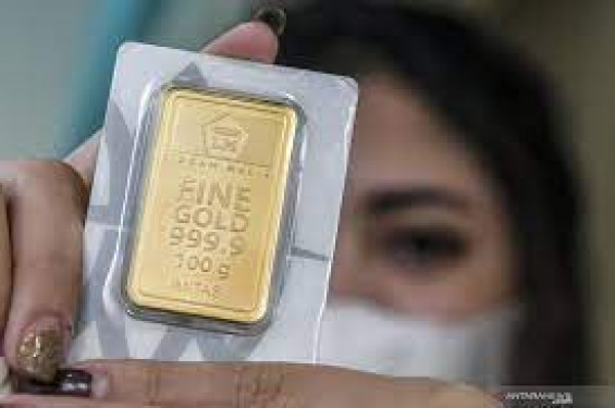 Harga emas Antam pada Rabu anjlok Rp40.000 jadi Rp2,624 juta/gr