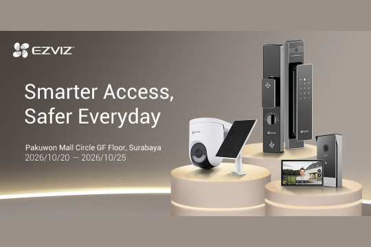 EZVIZ memulai roadshow-nya di Indonesia untuk mendefinisikan ulang konsep rumah pintar, dimulai dengan produk smart lock
