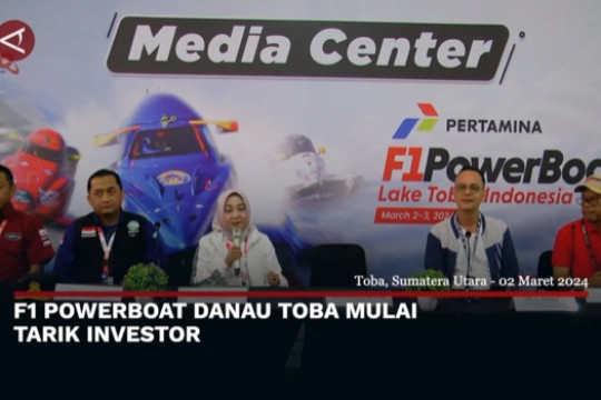 F1 Powerboat Danau Toba Mulai Tarik Investor
