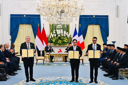 Witnessed by President Prabowo and President Macron, PT SMI Explores the Potential for Financial Support