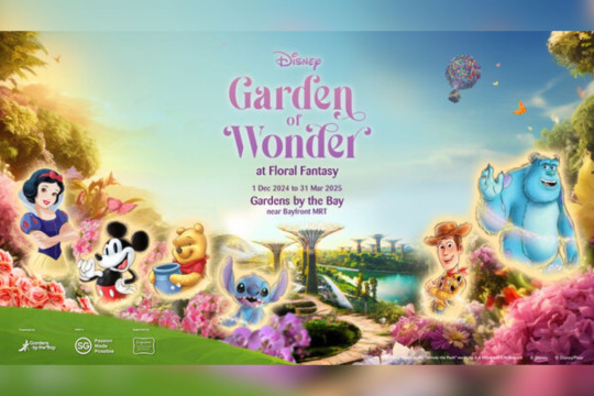 Ornamen Flora dalam Wujud Karakter-Karakter Favorit Disney dan Pixar Segera Hadir untuk Pertama Kalinya di Singapura