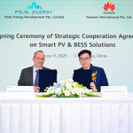 Huawei Digital Power and Peak Energy Sign MoU at SNEC 2025 to Accelerate 700MWp C&I Solar Projects Across APAC
