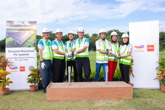 TotalEnergies ENEOS celebrates groundbreaking for its first Ground-mounted project in Singapore