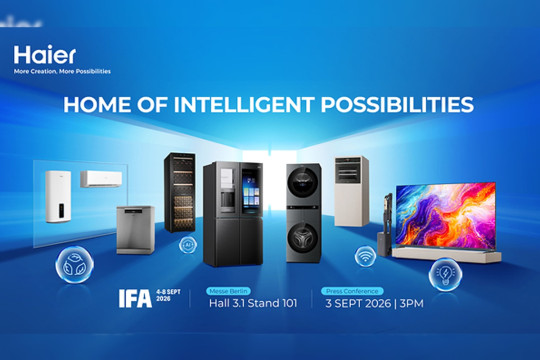 Haier to Showcase AI-Powered Living at IFA 2026, Highlighting Global Brand Leadership and Local Innovation