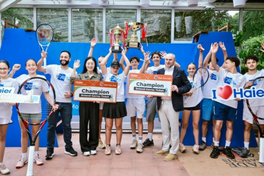 Haier Gelar Turnamen Tenis Remaja dan Program Interaksi Penggemar di Roland-Garros 2026 Lewat Clay Court Open