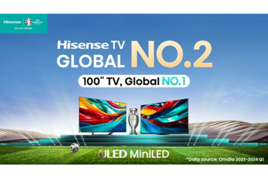 Hisense Pertahankan Dominasi di Pasar TV Global dengan Memuncaki Peringkat Atas di Berbagai Negara