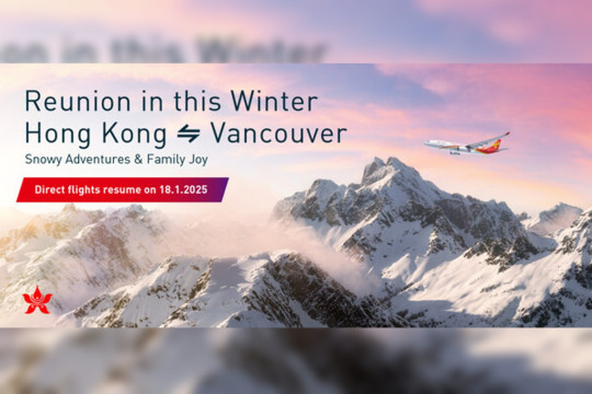 Hong Kong Airlines Resumes Vancouver Service Offering Twice-weekly direct flights from 18 January 2025