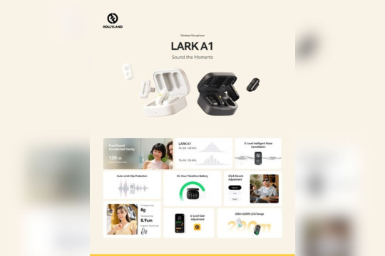 Hollyland Luncurkan Mikrofon Nirkabel LARK A1 Terbaru, Kombinasi Ideal antara Kualitas Audio Profesional & Nilai Tambah