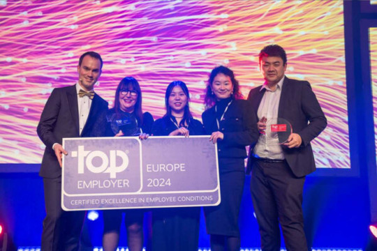 Huawei Raih Sertifikasi "Top Employer" di Eropa Selama Lima Tahun Berturut-turut