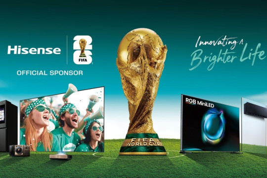Hisense Hadirkan Inovasi "Home Entertainment" dan "Smart Living" Generasi Baru Menjelang FIFA World Cup 2026™