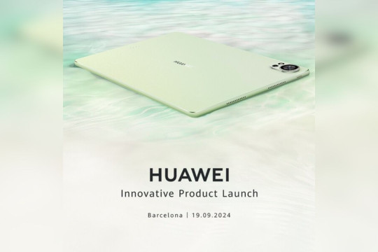 HUAWEI Bagikan Materi "Teaser" MatePad Terbaru, Desain yang Trendi bagi Kawula Muda