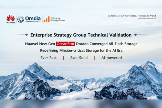 Huawei New-Gen OceanStor Dorado Converged All-Flash Storage Lolos Validasi Teknis Enterprise Strategy Group