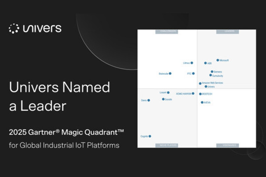Univers Named a Leader in 2025 Gartner® Magic Quadrant™ for Global Industrial IoT Platforms