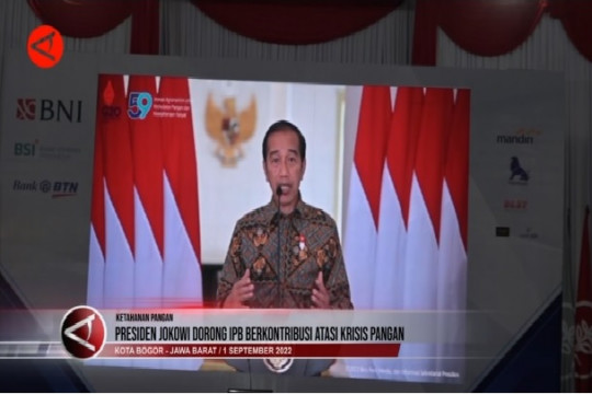 Presiden Jokowi Dorong IPB Berkontribusi Atasi Krisis Pangan