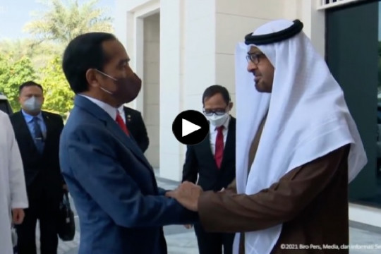 Bertemu Putra Mahkota Abu Dhabi Jokowi Bahas Investasi