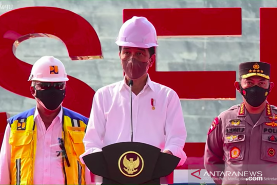 Presiden Jokowi Resmikan Bendungan Way Sekampung