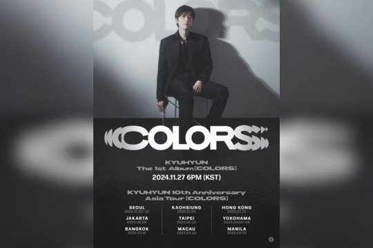 Kyuhyun Segera Gelar Tur "COLORS" Asia pada Desember Ini