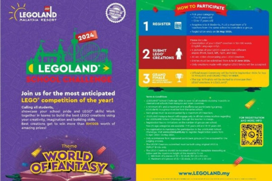 LEGOLAND® School Challenge 2024 Expands Across Asia and Opens for Registration on April 15th