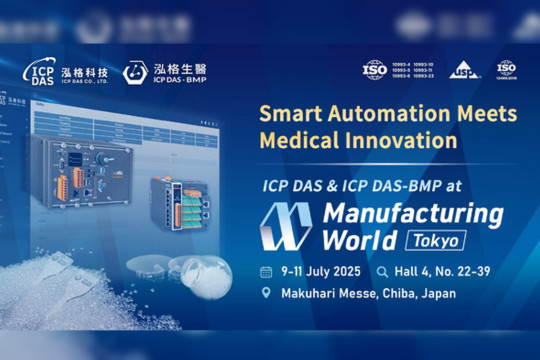 Smart Automation Meets Medical Innovation: ICP DAS & ICP DAS-BMP at Manufacturing World Tokyo 2025