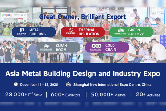 Metal Construction, Insulation Materials, Green Factories, Clean Technology Taking Place in Shanghai