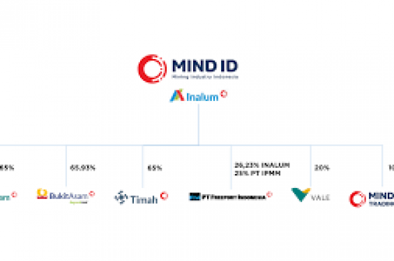 MIND ID setor pajak dan dividen senilai Rp32,82 triliun